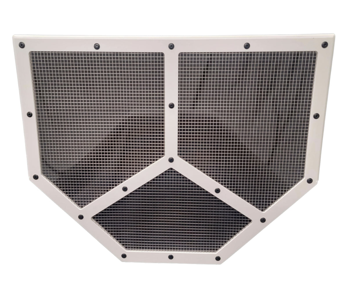Shaker Screen Radiator Mod White - DOM551WH