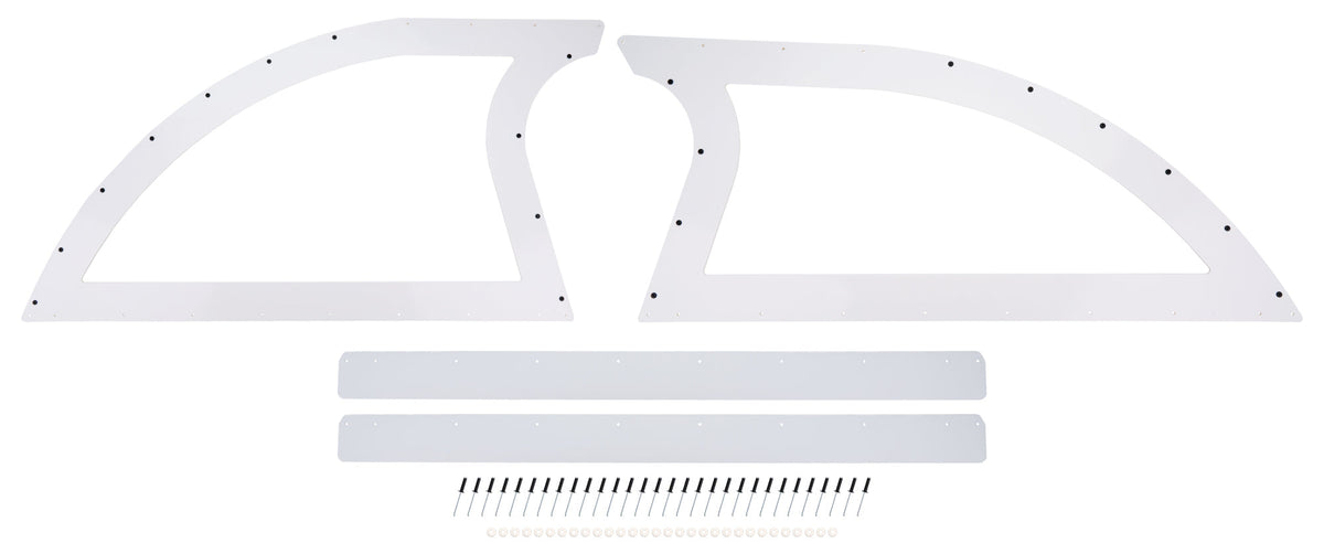 Sail Panel Pair Late Model White - DOM830WH