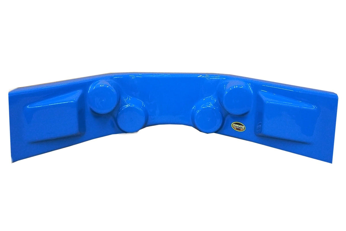 Dash Panel Curved Blue 30in w x 12in d x 6.5in - DOM910BL