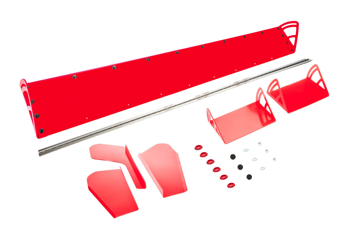 Plastic Spoiler 8x72in LM Red - DOM920RD