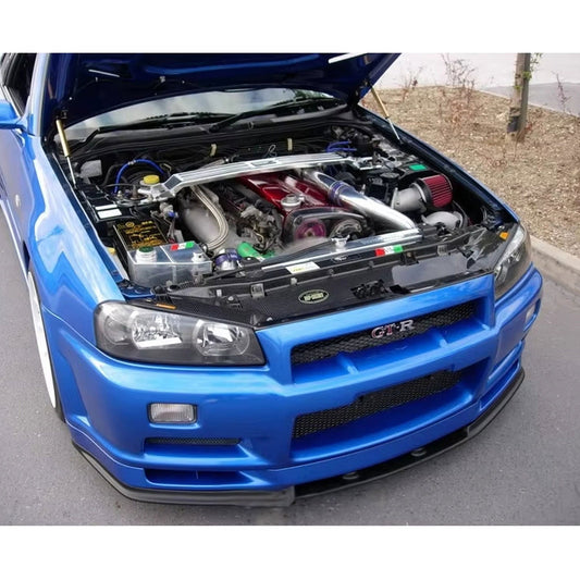 Bull Boost Performance Carbon Fiber Cooling Panel for Nissan Skyline R34 GTR - View 2