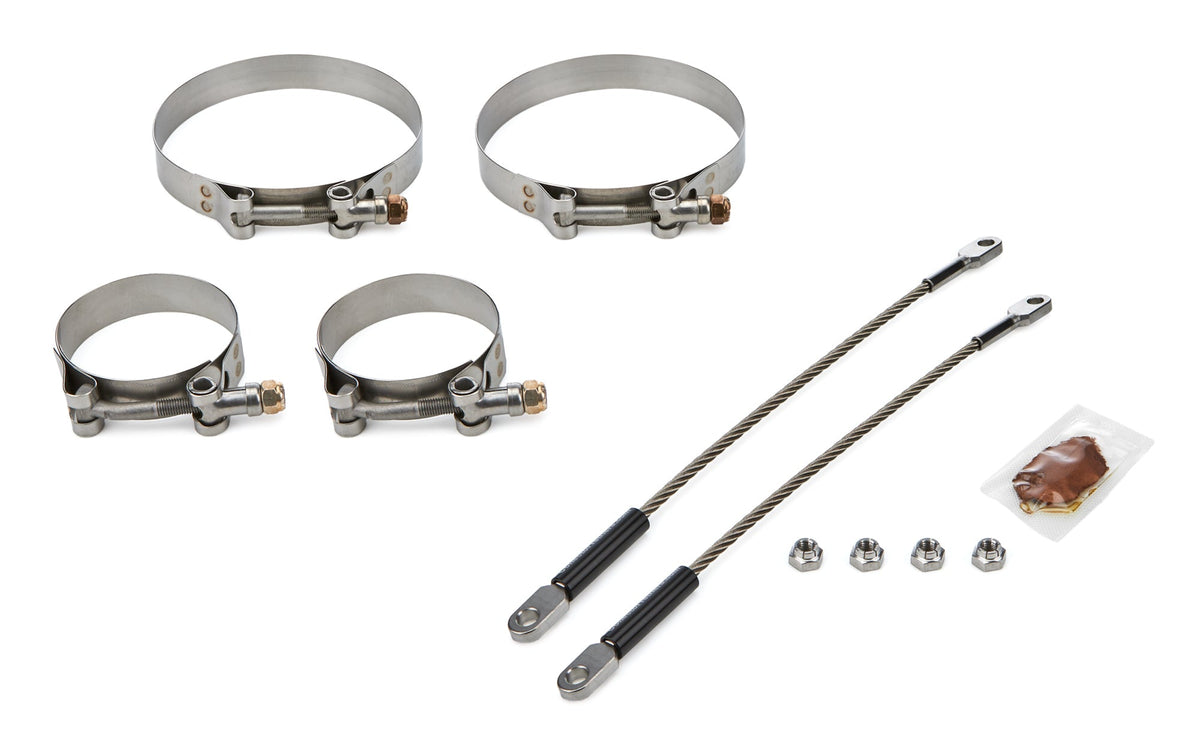10in Premium Tether Set 2.500 Pri/4.500 Clamp - 001025004500