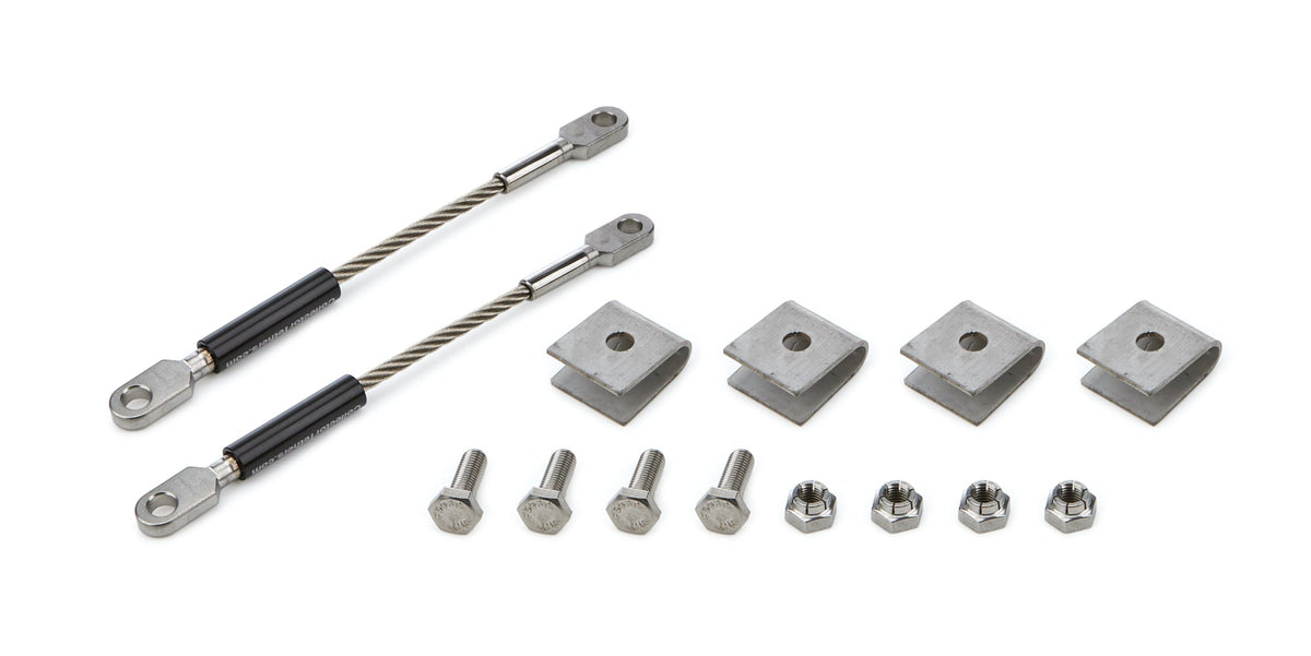 S.S. Weld On Tether Kit Collector Tethers - 4040WSSBLK