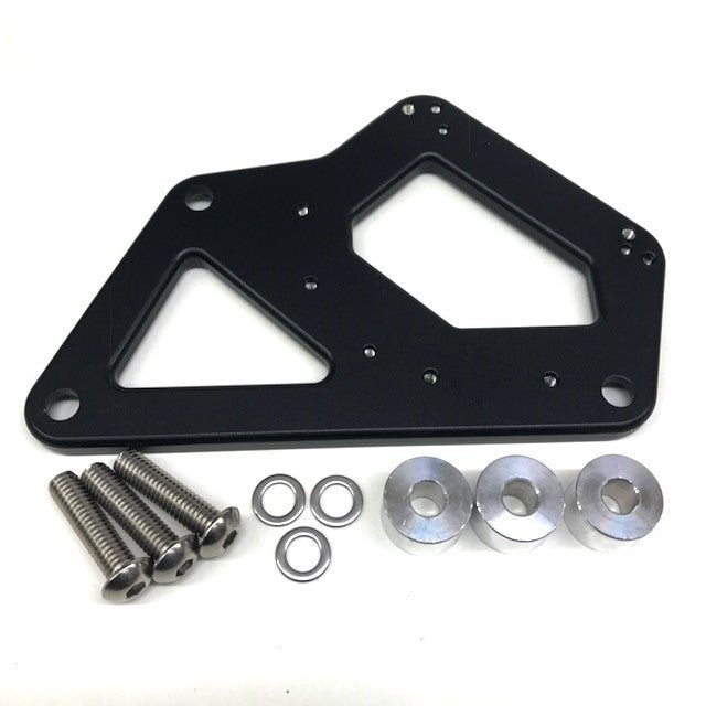 Cylinder Head Coil Mount Bracket - BBC Black - 6600300B