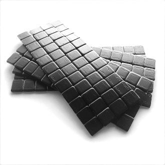Wheel Weights - Steel - Tape Stick On - Black - 7016250B