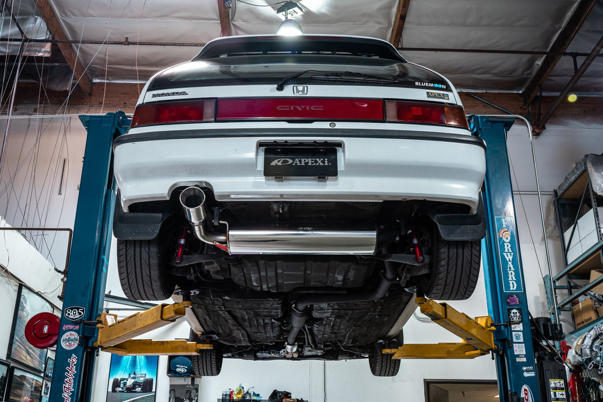 FR SPORT Apexi WS2 Catback Exhaust - 1988-1991 Honda Civic Hatchback *Discontinued - View 2