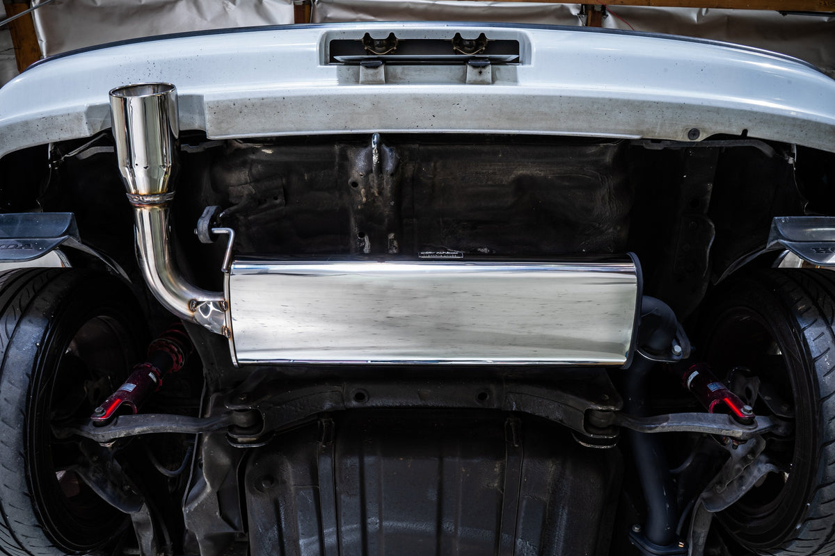 FR SPORT Apexi WS2 Catback Exhaust - 1988-1991 Honda Civic Hatchback *Discontinued - View 6
