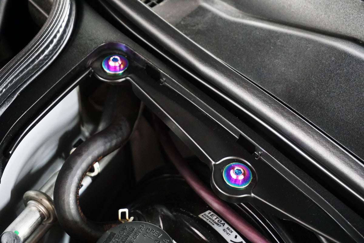 ZSPEC Stage-3 Dress Up Bolts® Hardware Kit for Nissan 370z Z34, Titanium