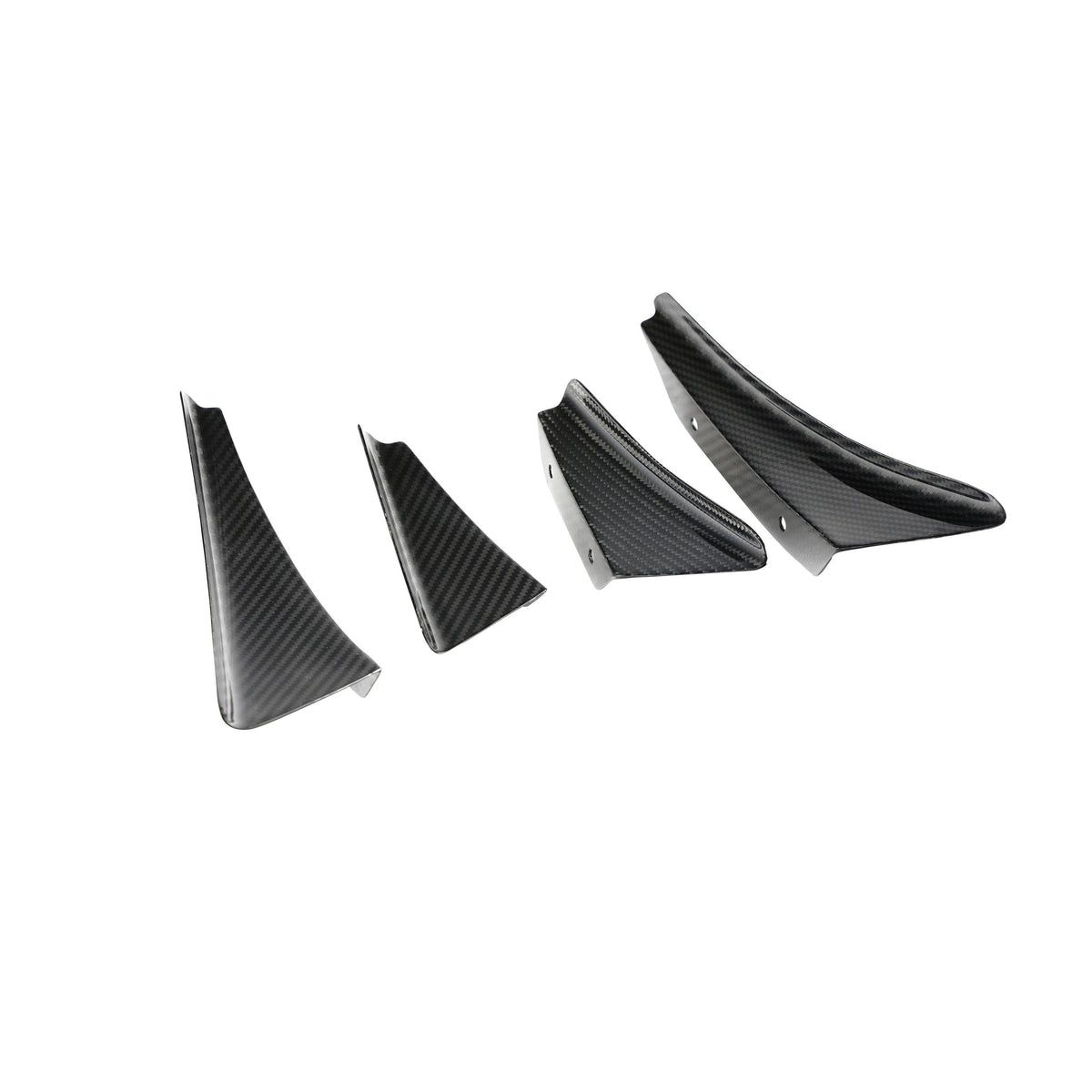 Carbon Fiber Front Bumper Canards- Honda FL5 Civic Type R 2023 - Current