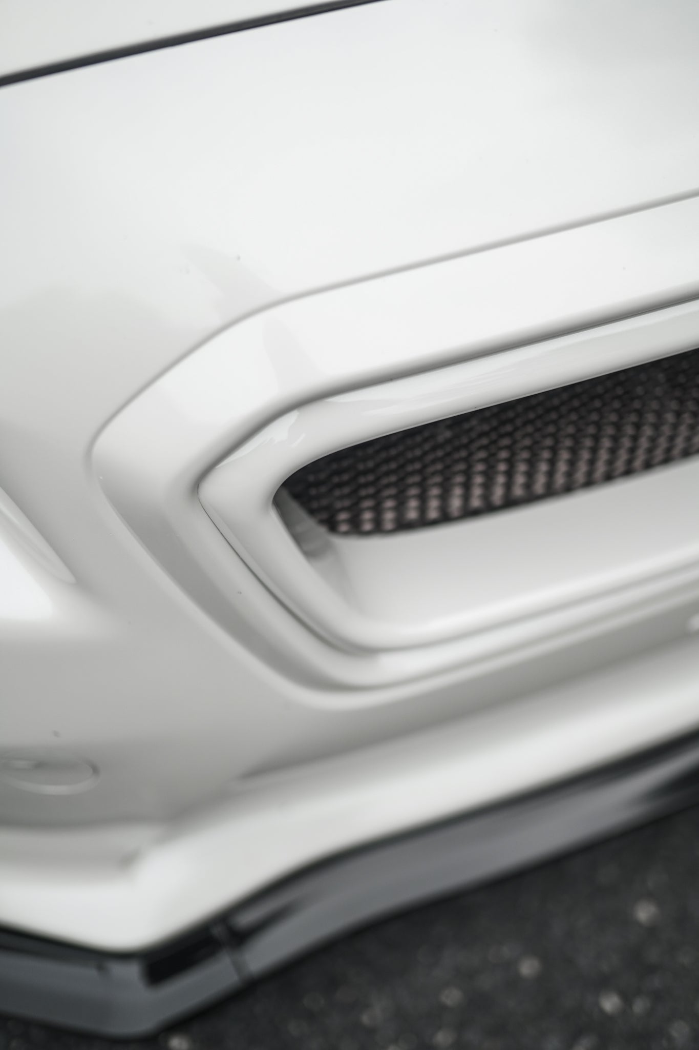 JDMuscle [15-17 WRX/STI] CS Style Front Bumper Grille-Paint Matched/Gloss Black