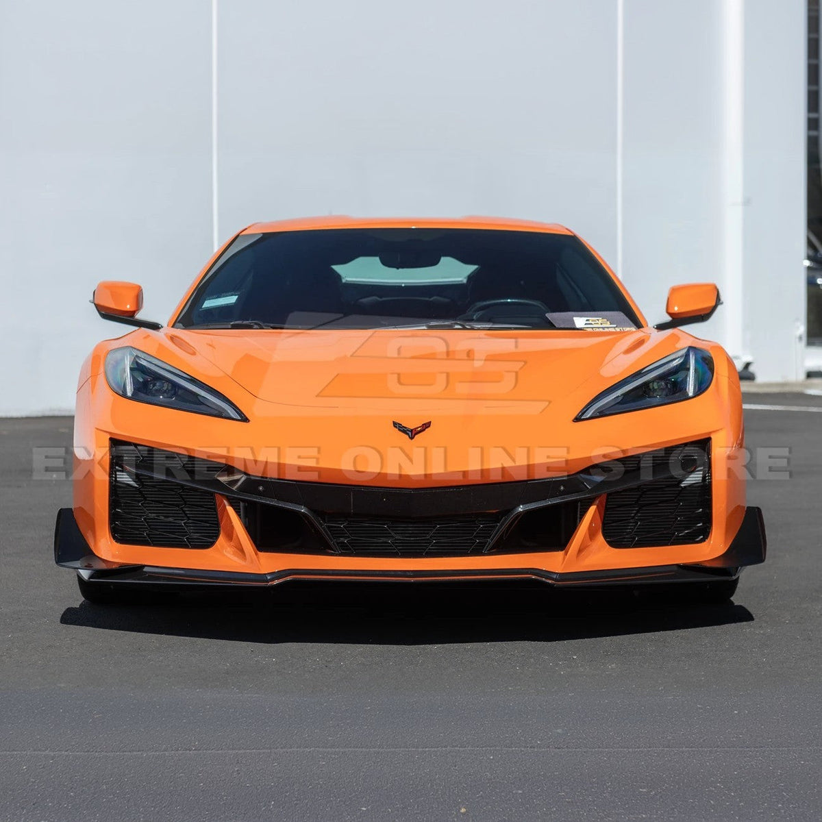 Corvette C8 Z06 / E-Ray Dry Carbon Fiber Front Side Canards — Dive Planes