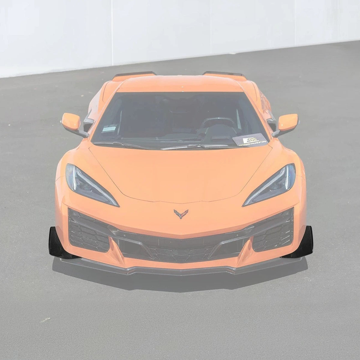 Corvette C8 Z06 / E-Ray Dry Carbon Fiber Front Side Canards — Dive Planes