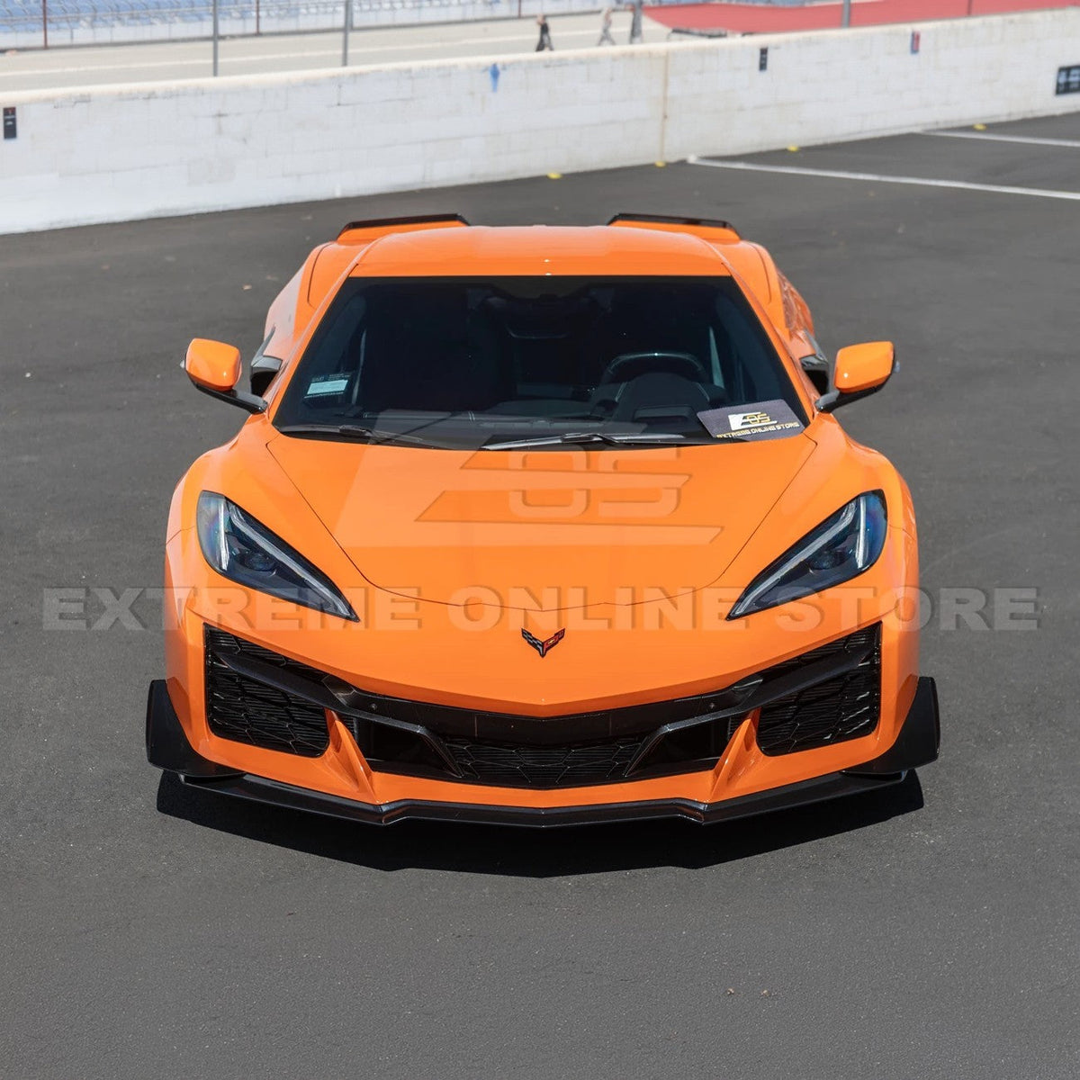 Corvette C8 Z06 / E-Ray Dry Carbon Fiber Front Side Canards — Dive Planes