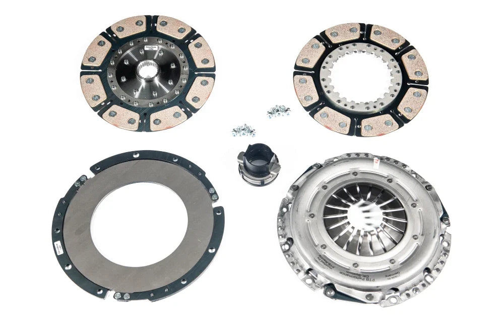 PTB-Racing Twin Disc Clutch Kit with Dual Mass Flywheel for BMW N55 6-bolt