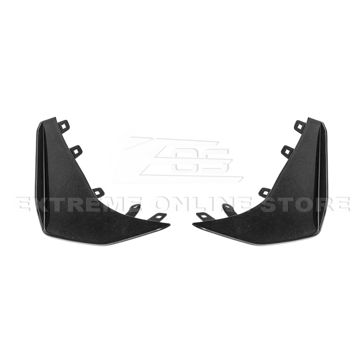 Corvette C8 Z06 / E-Ray Dry Carbon Fiber Front Side Canards — Dive Planes
