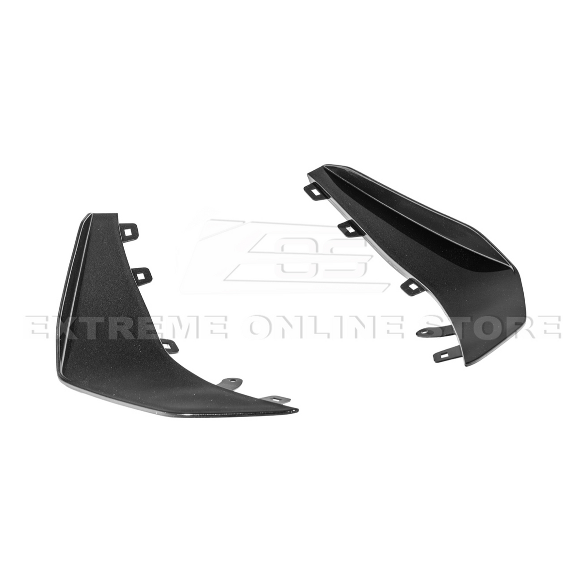Corvette C8 Z06 / E-Ray Dry Carbon Fiber Front Side Canards — Dive Planes