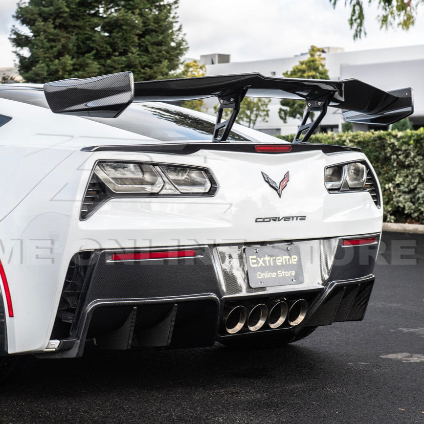 EOS Corvette C7 ZR1 ZTK Conversion Rear Spoiler High Wing