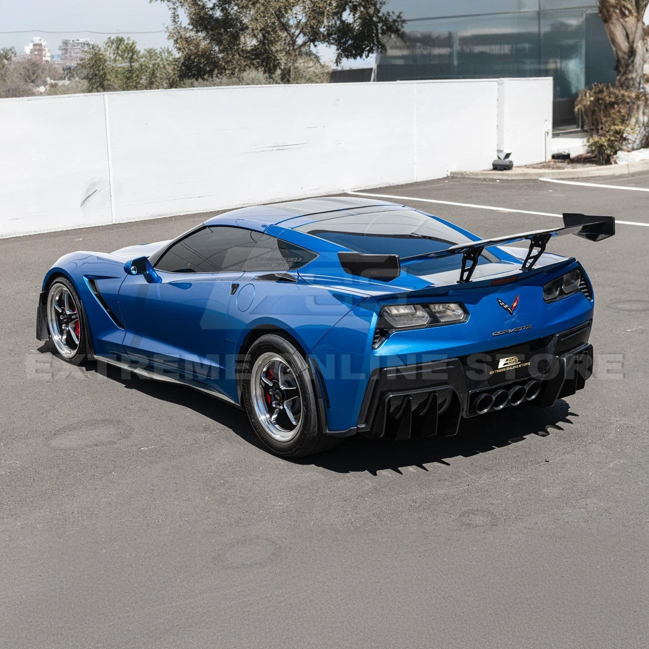 EOS Corvette C7 ZR1 ZTK Conversion Rear Spoiler High Wing