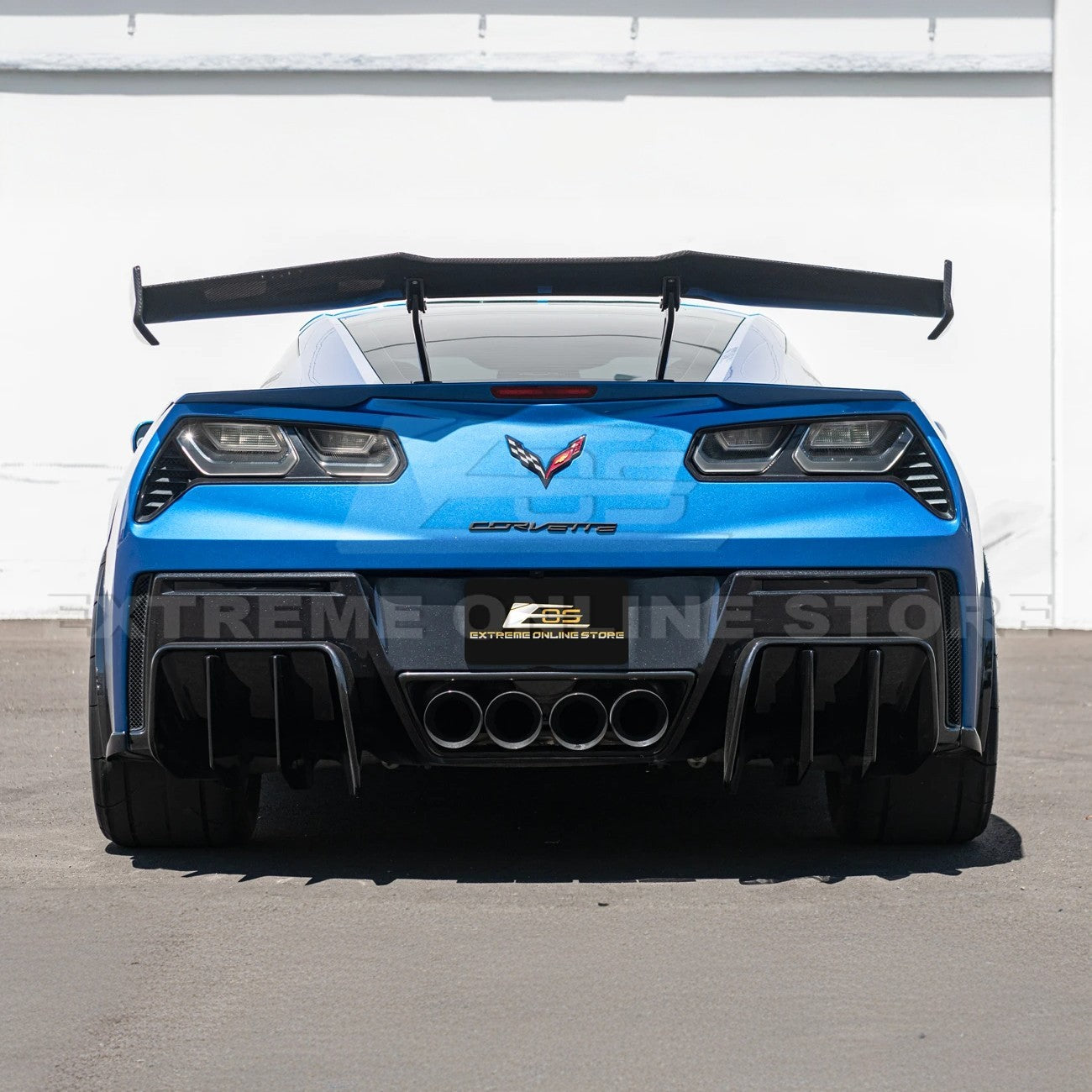 EOS Corvette C7 ZR1 ZTK Conversion Rear Spoiler High Wing