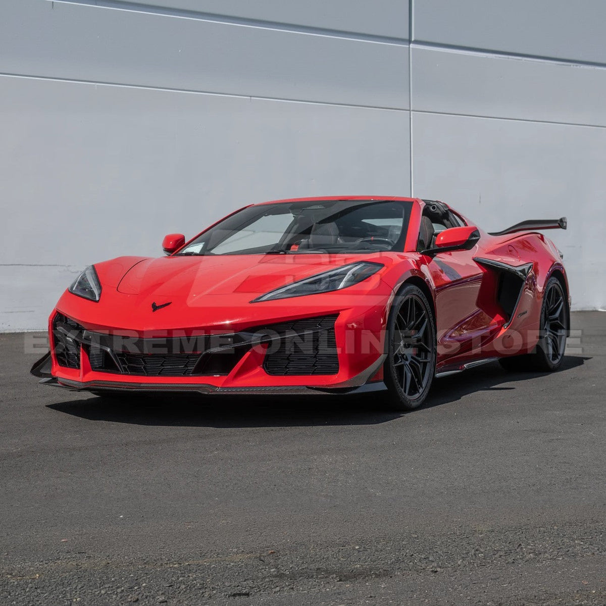 Corvette C8 Z06 / E-Ray Dry Carbon Fiber Front Side Canards — Dive Planes