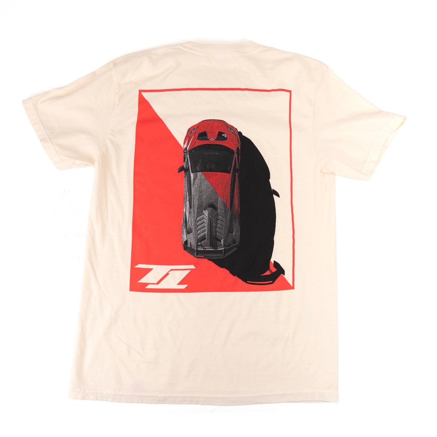T1 STO T-Shirt – Ivory/Red