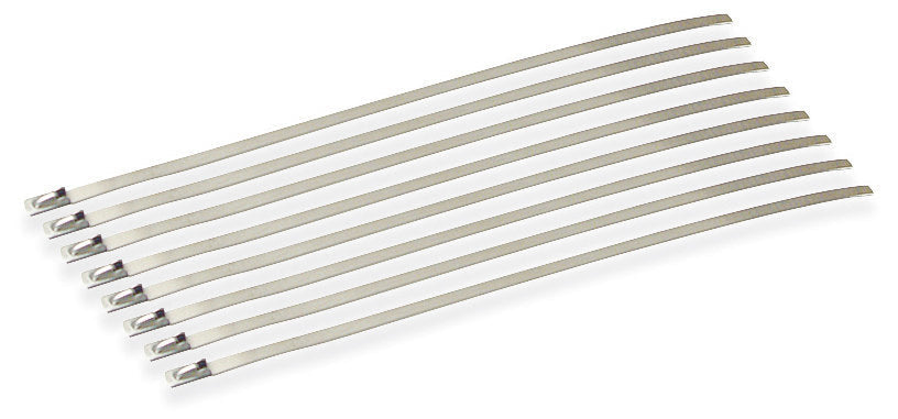 S.S. Locking Ties 8in.-8pk. - 10201