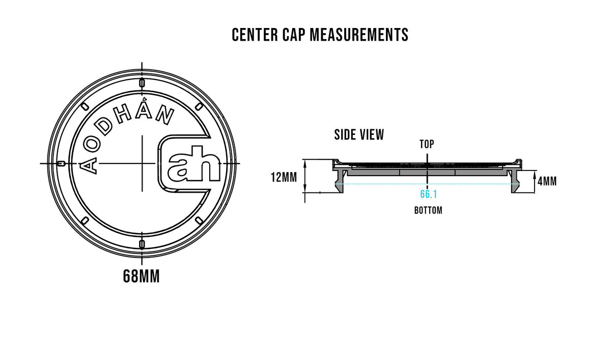 Center Cap Fits DS Series