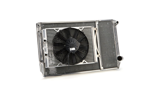 Radiator Dbl 29x18 W/Oil Cooler Fan w/o Fill - MGMSLMCLOSED