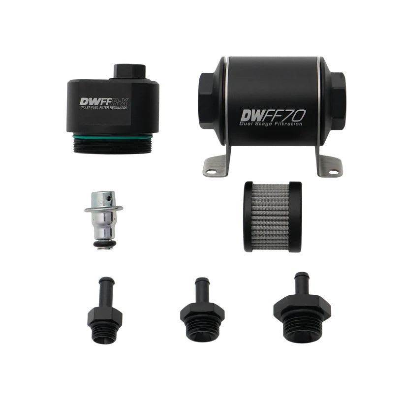 70mm Billet Filter Reg 10 Micron 5/16 Fittings - 8FFR070010K516