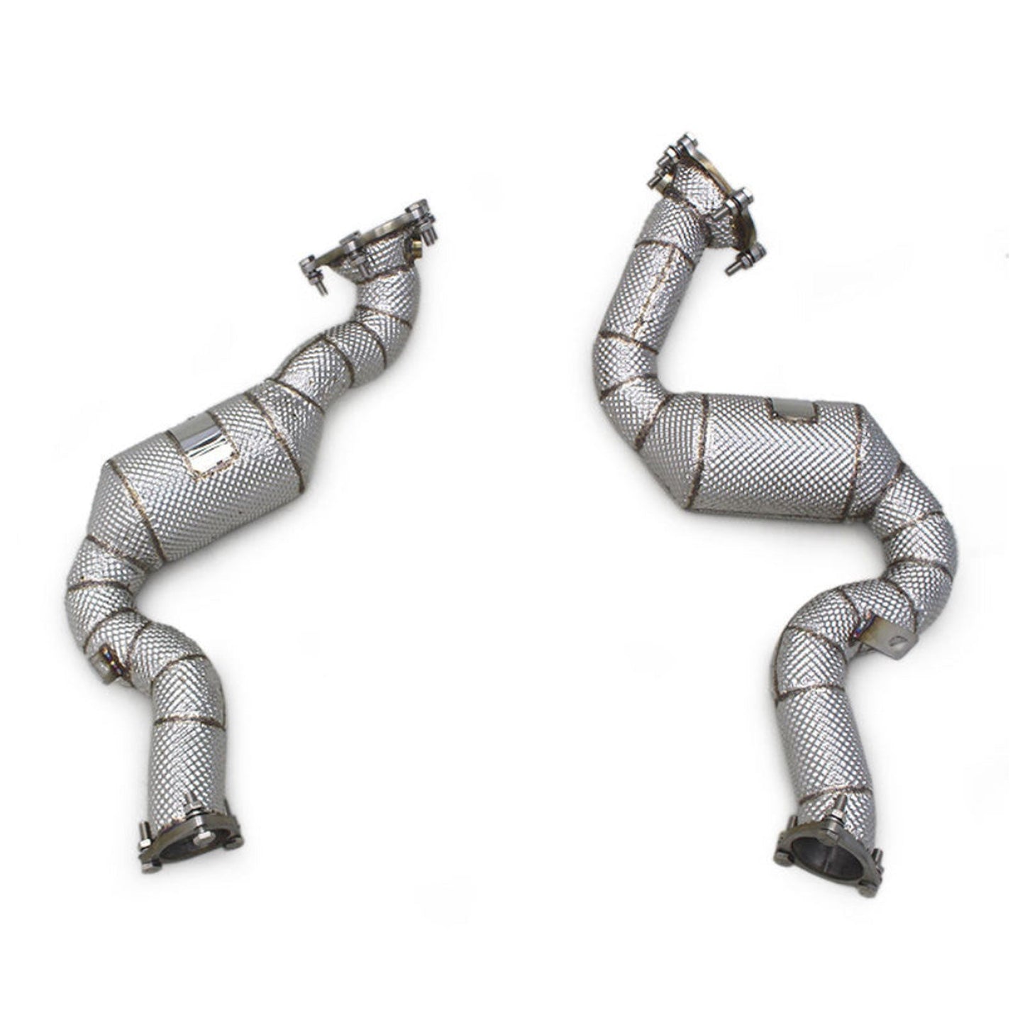 Catted High Flow 304 Stainless Exhaust Downpipe for Audi RS6 C7 4.0TT