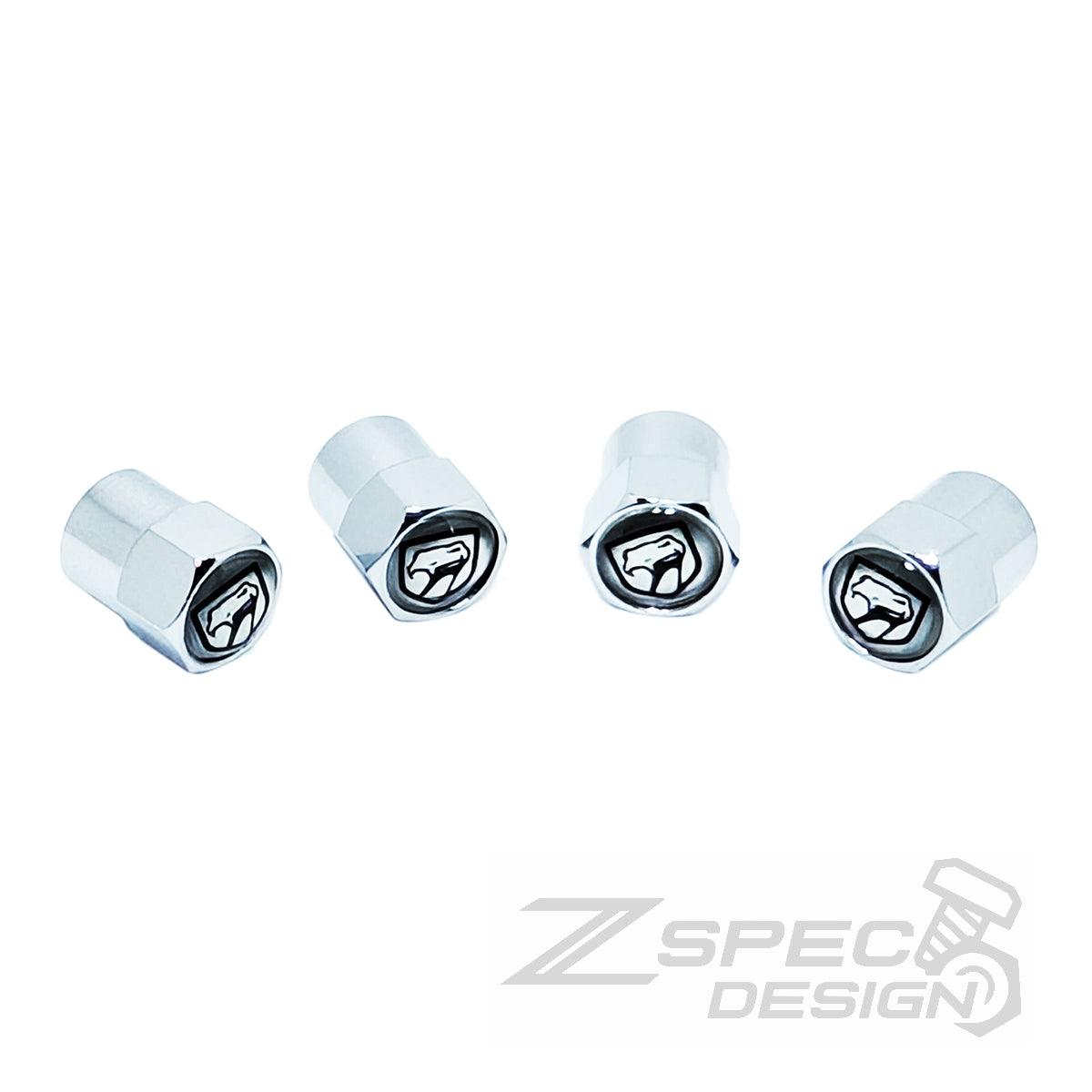 Chrome Valve Stem Tire Caps, Style: Viper