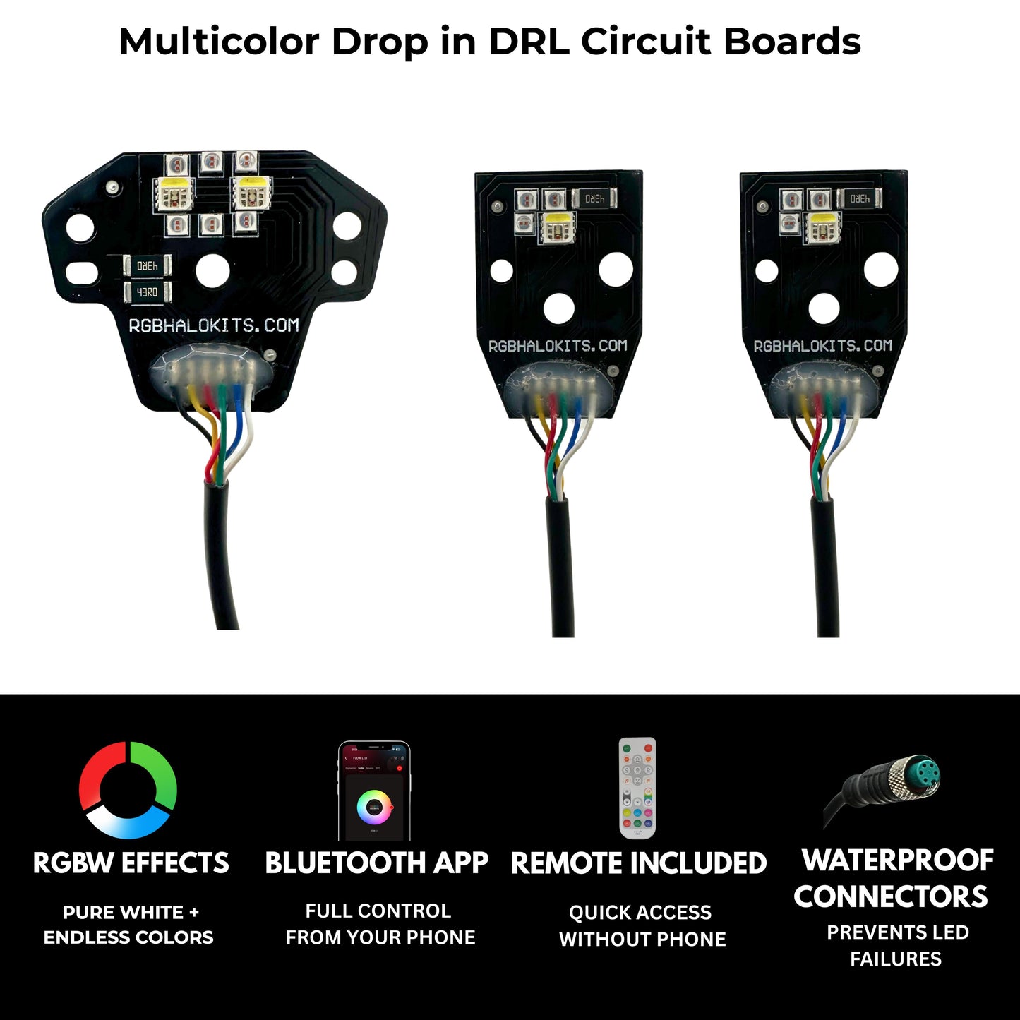 Dodge Charger RGBWA DRL Boards (2015-2024)