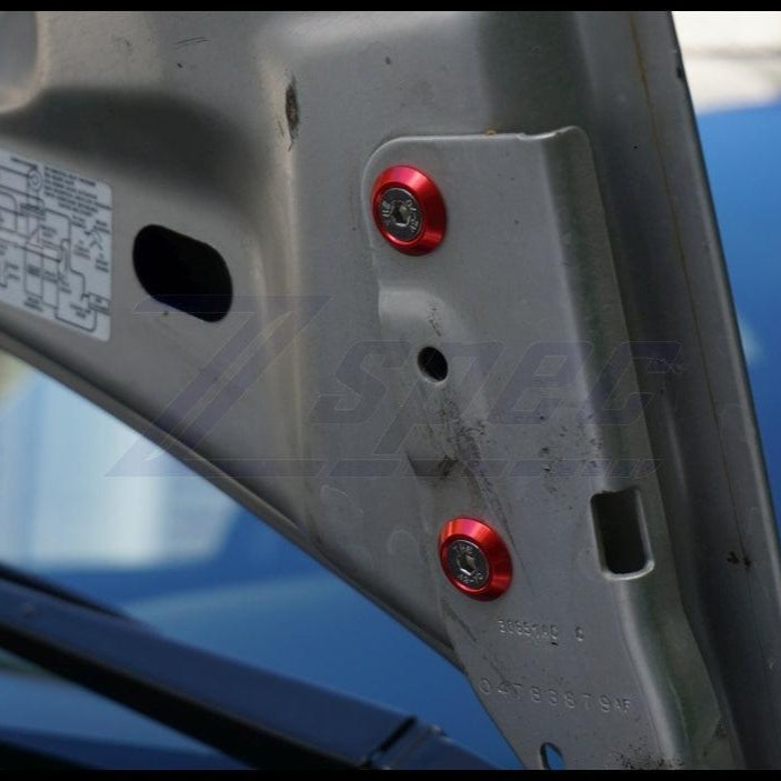 ZSPEC Hood & Hood Latch Fasteners for '03-05 Dodge Neon SRT-4, Stainless & Billet