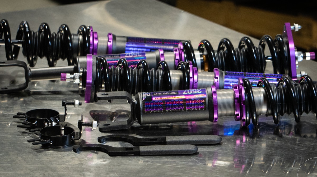SLR BOSS Drift Spec Coilovers for BMW E36 Compact (316i, 318ti, 323ti)