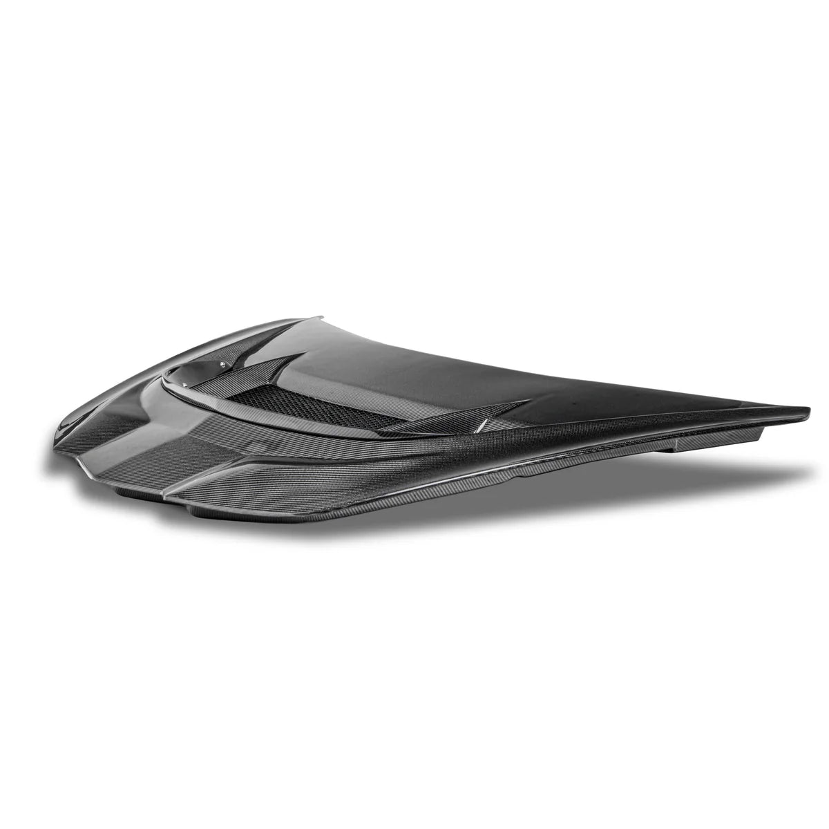 C8 ZR1 Replica Hood | 2020+ Corvette C8 ZR1 Style Hood (Double Sided Carbon Fiber 2pc Hood For Stingray/Z06/E-Ray)