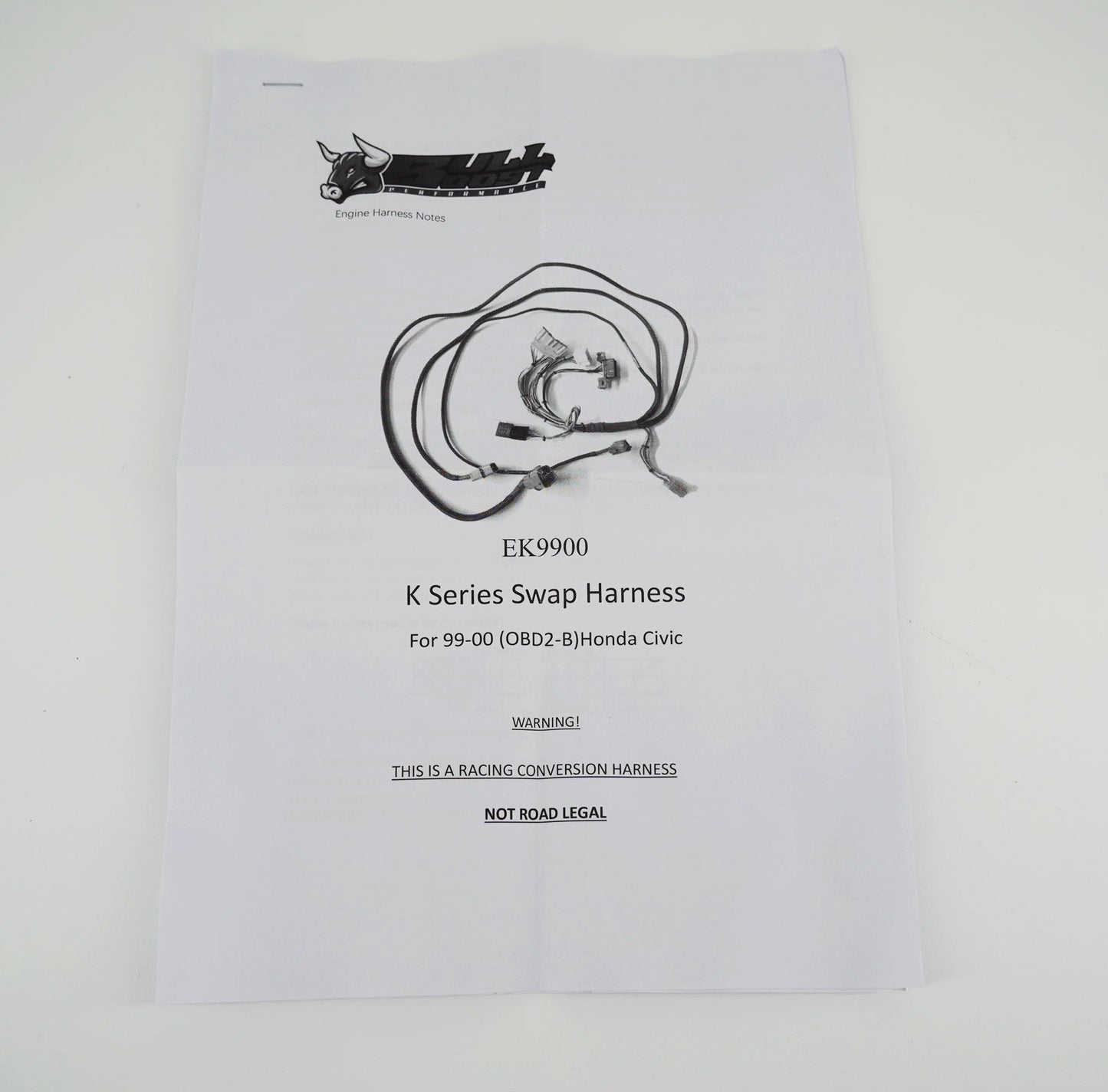 99-00 Civic K Swap Conversion Harness K Series K20 K24 Jumper EK For Honda Acura