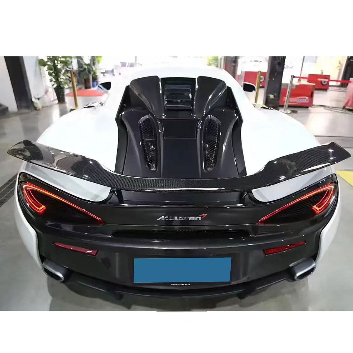 STRATEC SYSTEMS Dry Carbon Fiber Rear Roof Air Intake for McLaren 540C 570S - View 3