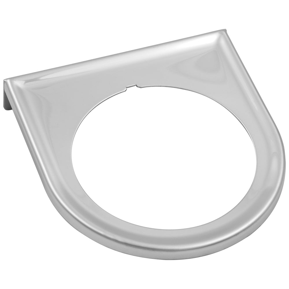 Gauge Mount Panel 2 in Chrome Single - E9821