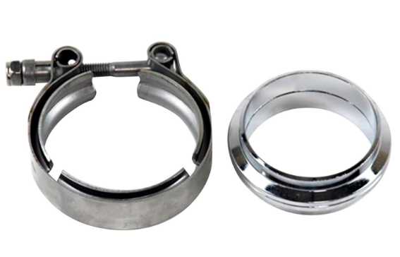 Granatelli 5.00" V-Band Mating Flat Flanges & Clamp – 308550