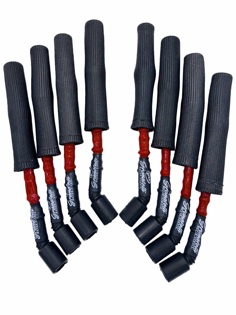 Granatelli Red High-Temp Kevlar-Boot 0-Ohm Spark Plug Wires for 2021-2025 GM 5.3L/6.2L – 28-5362HTRB