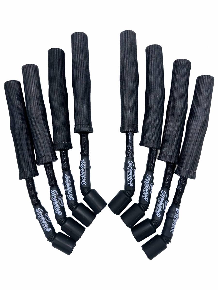 Granatelli Black High-Temp Kevlar-Boot 0-Ohm Spark Plug Wires for 2021-2025 GM 5.3L/6.2L – 28-5362HTBB