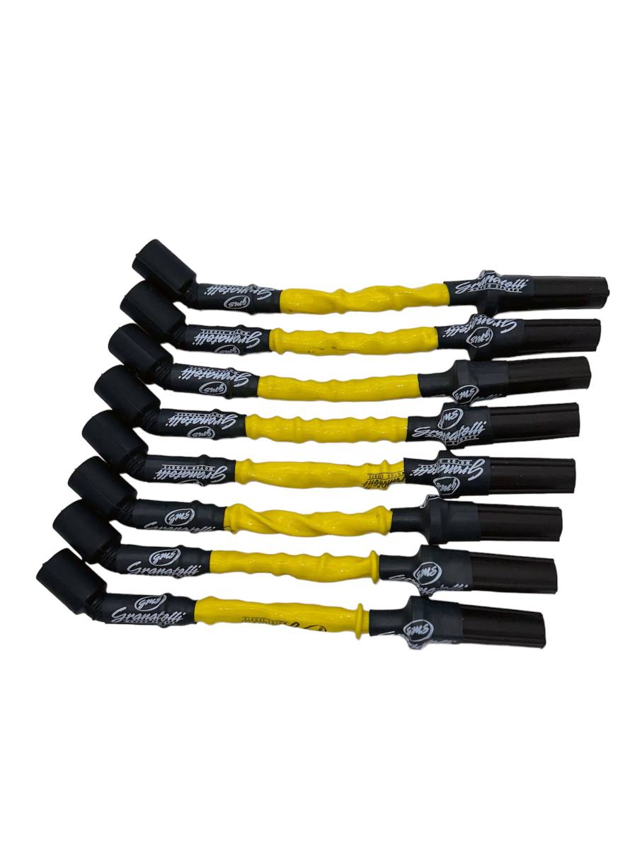 Granatelli GM LS & LT 0-Ohm 10" Yellow High-Temp Coil-Near-Plug Spark Plug Wires – 28-1545HTY