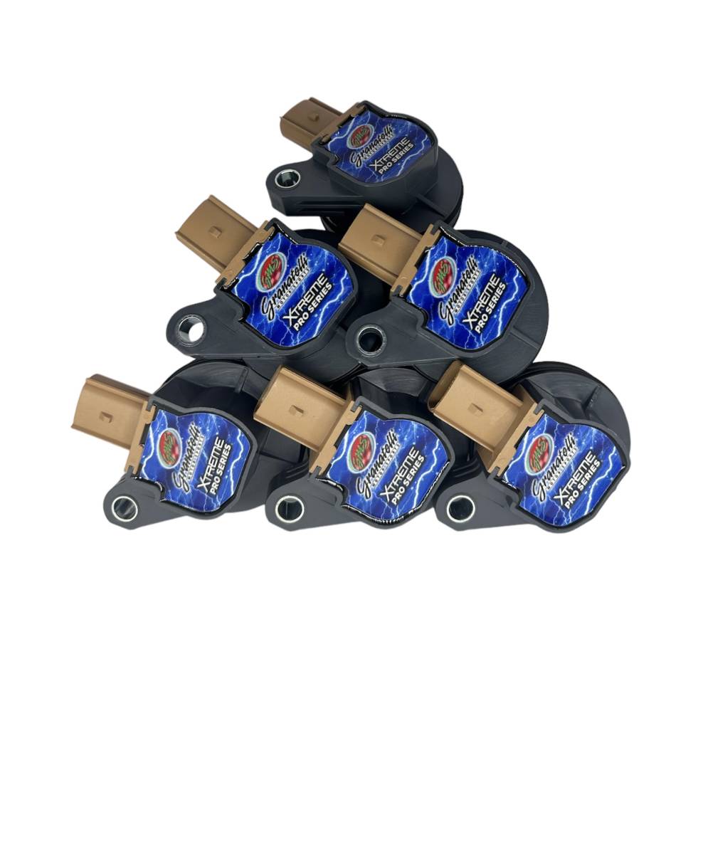 Granatelli 65kV Pro Series Coil-On-Plug Kit for 2014-2016.5 Ford 3.5L EcoBoost – 26-0646SC