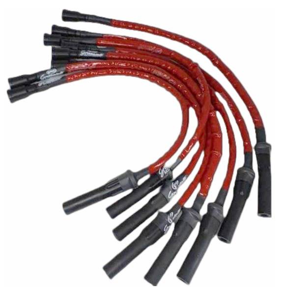 Granatelli Red High-Temp 0-Ohm Spark Plug Wires for 2010-2014 Ford F-350/F-250/F-150 6.2L – 28-2116HTR