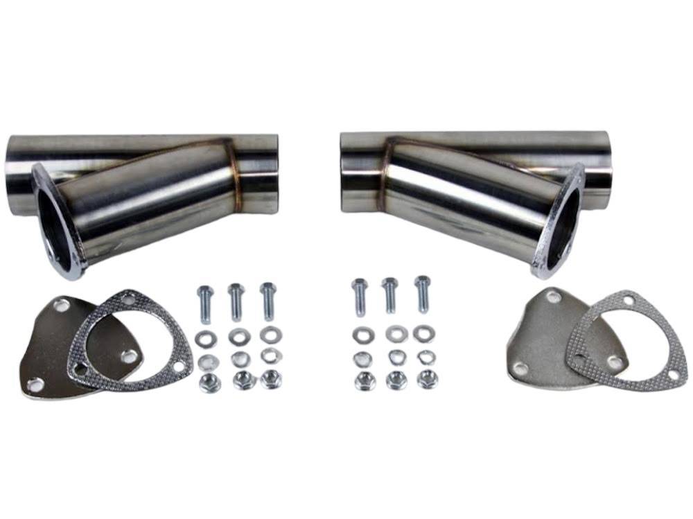 Granatelli Dual 2.25" Manual Exhaust Cutout Kit, Stainless Steel Weld-On – 306522D