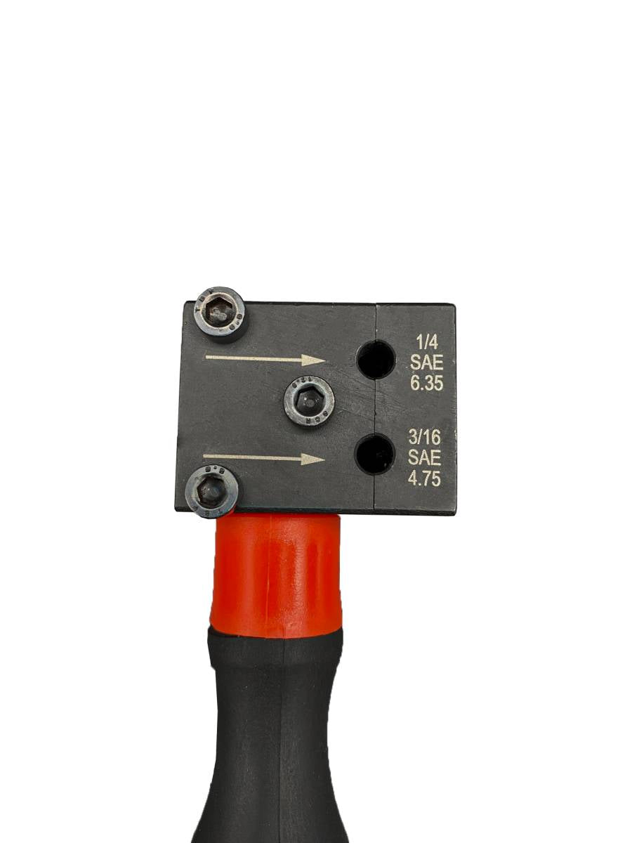 Granatelli Dual Brake Flaring Tool – 45° Double Flare Tool for 3/16" & 1/4" Brake Lines - 540108