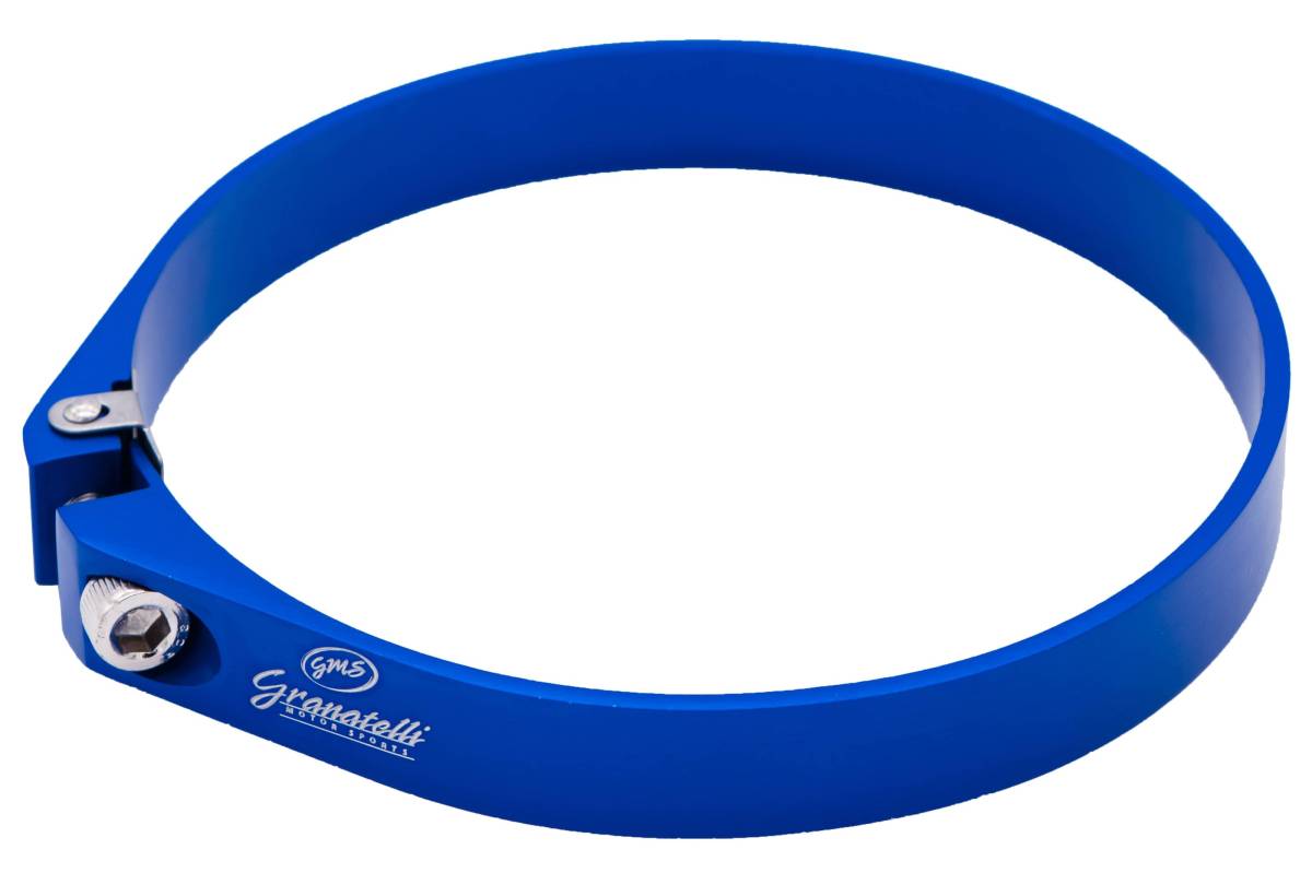 Granatelli Blue Anodized Billet Aluminum Hose Clamp 97.5mm–99.5mm (Approx. 3.83"–3.91") – 971350B