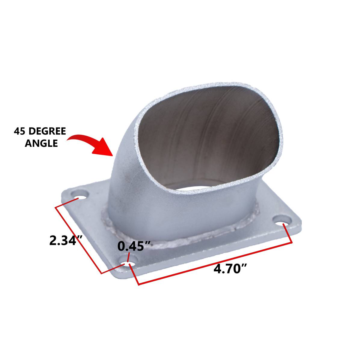 Granatelli Dual 3" Oval Electric Exhaust Cutout Kit, Stainless Steel Weld-In – 313530D