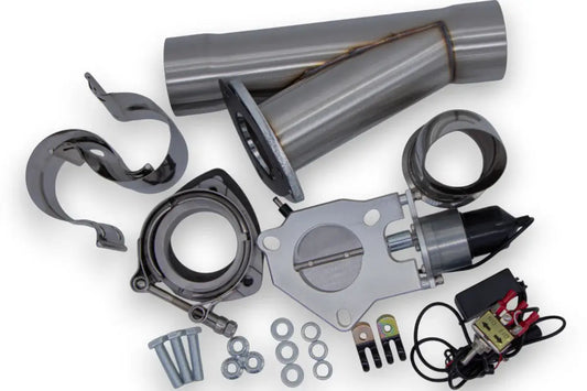 Granatelli Motor Sports Electronic Exhaust Cutout Kit – Stainless Steel Slip-Fit