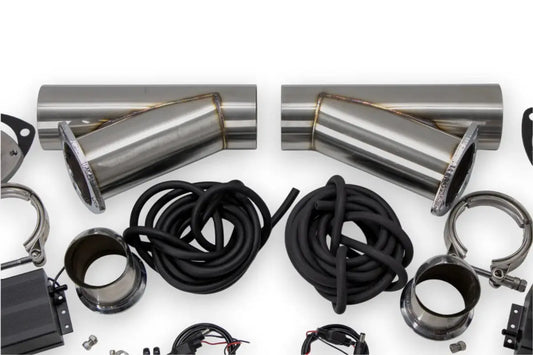 Granatelli Motor Sports Vacuum/ Pressure Controlled Electronic Exhaust Cutout Systems - Stainless Steel Weld-In 309625K